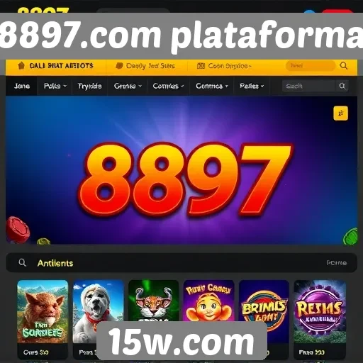 Interface do usuário no site 8897.com é intuitiva